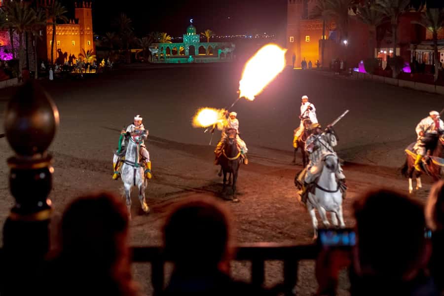 Marrakech: Chez Ali Fantasia Folklore Show & Moroccan Dinner - Dinner Under a Berber-Style Tent