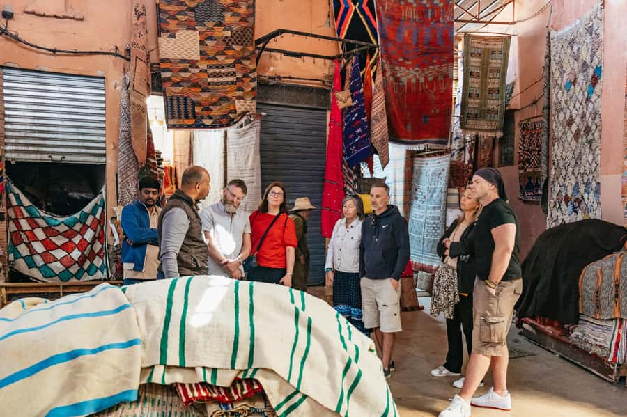 Marrakech: Colorful Medina Souks Guided Walking Tour - Souk Semmarine: the main shopping artery