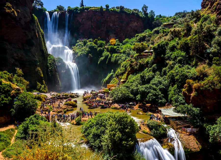 Marrakech: Day Tour to Ouzoud Waterfalls with Boat Trip - The 8:30 departure and the road into the countryside