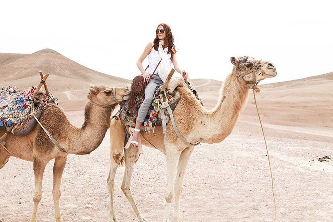 Marrakech: Desert Agafay & Atlas Mountains Day Trip & Camel Ride - The camel ride and Agafay sunset