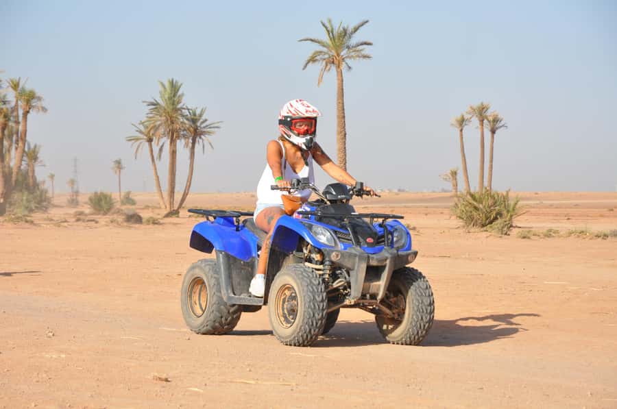 Marrakech: Desert and Palm Grove Quad Tour with Tea - The Berber village tea stop