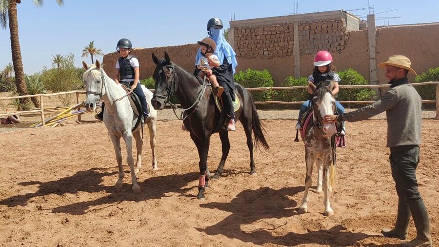 Marrakech: Desert and Palmeraie Horse Riding Tour & Transfer - Atlas Mountain views and the value of open air