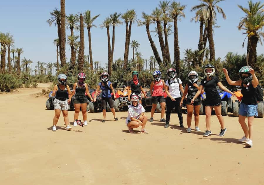 Marrakech Desert & Palm Grove Quad Bike Tour - Families, teenagers, and nervous beginners