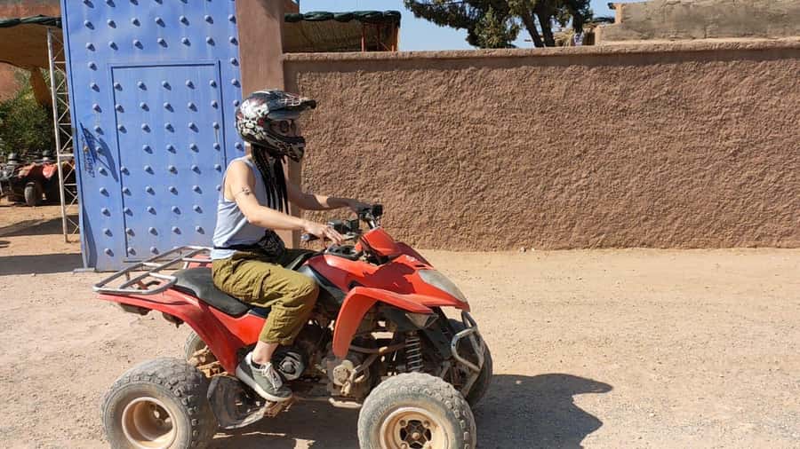 Marrakech Desert & Palm Grove Quad Bike Tour - Safety instruction and your first test ride