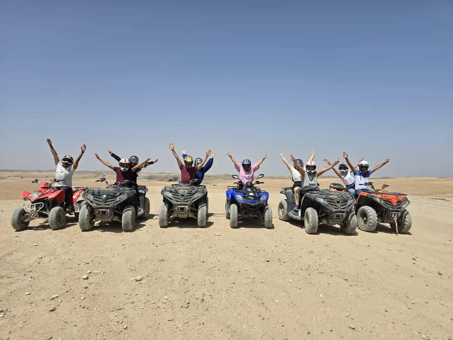 Marrakech: Desert Quad Bike Tour with Tea & Optional Dinner - Key points at a glance