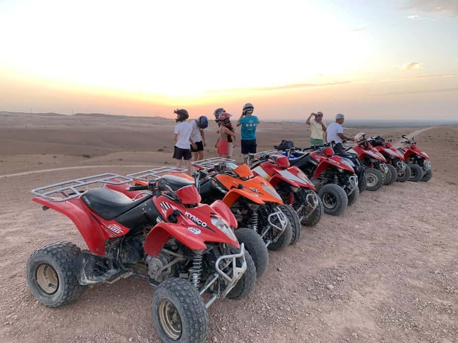 Marrakech: Desert Quad Bike Tour with Tea & Optional Dinner - What you get for $45