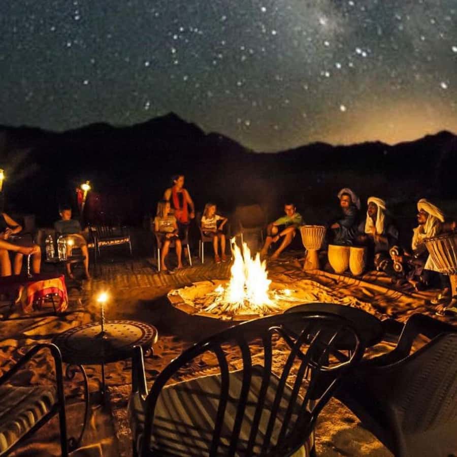Marrakech: Desert Tour with Dinner, Show and Camel Ride - Music, fire show, and the social finish