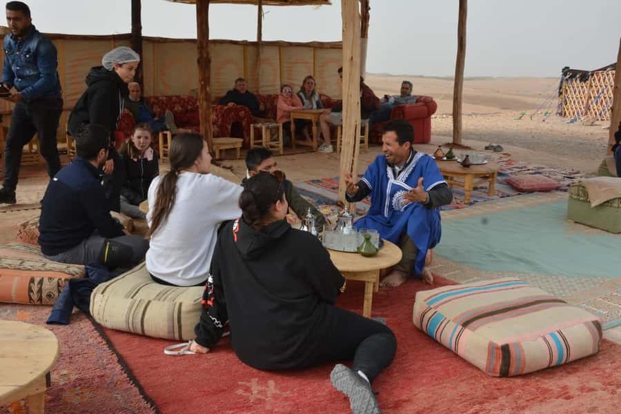 Marrakech:excursion quad in Oasis palm & jbilat desert,tea - Safety briefing and getting comfortable on the quad