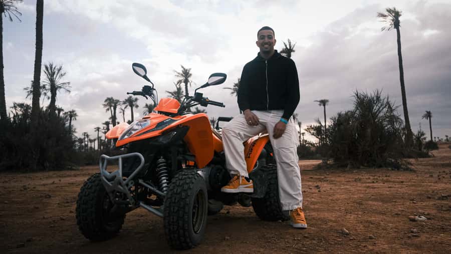 Marrakech:excursion quad in Oasis palm & jbilat desert,tea - Mint tea and a taste of local hospitality