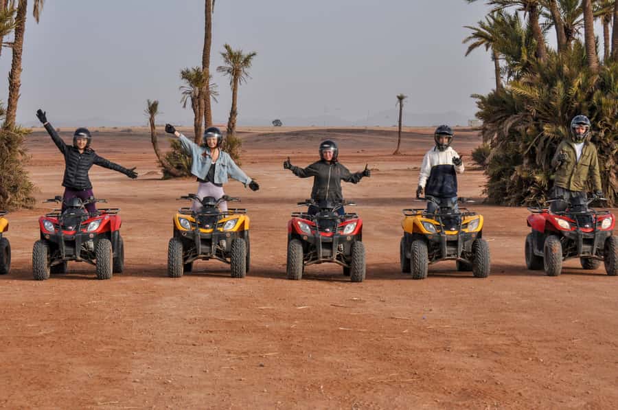 Marrakech:excursion quad in Oasis palm & jbilat desert,tea - Which guide should you ask for?