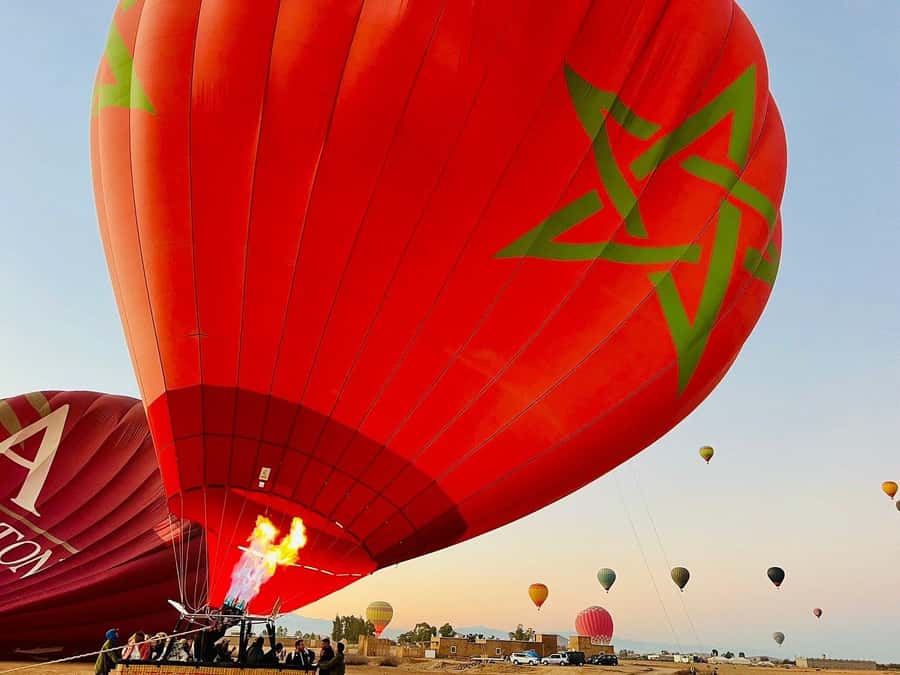 Marrakech: Hot Air Balloon Ride with Breakfast & Transfer - The drive to the launch site