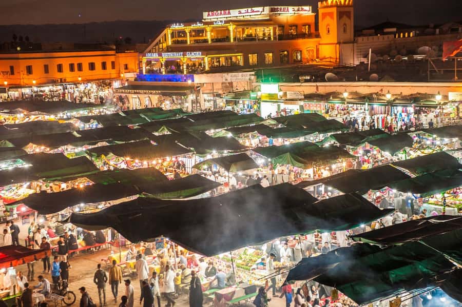 Marrakech: Jemma El Fnaa Food Tour with Dinner - Bread, bakeries, and the working Medina