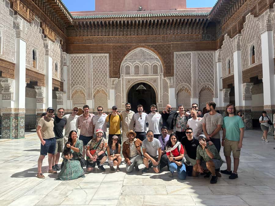 Marrakech: Madrasa Ben Youssef, Secret Garden & Medina Tour - Through the souks and craft quarters