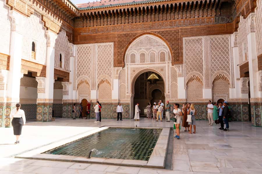 Marrakech: Madrassa Ben Youssef, Secret Garden & Medina Tour - Finishing at Djemaa el Fna
