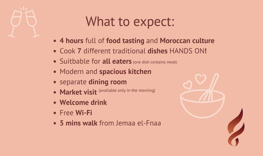Marrakech: Moroccan Cooking Class with Market Visit and Meal - Eating the meal you prepared