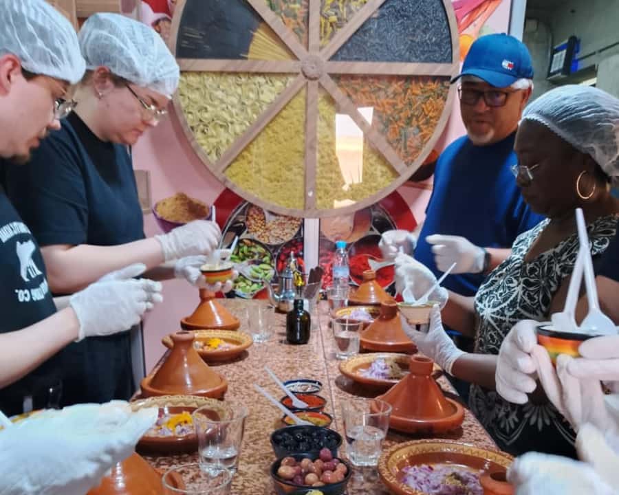 Marrakech: Moroccan Cooking Class with Pickup - Mint tea and the menu discussion