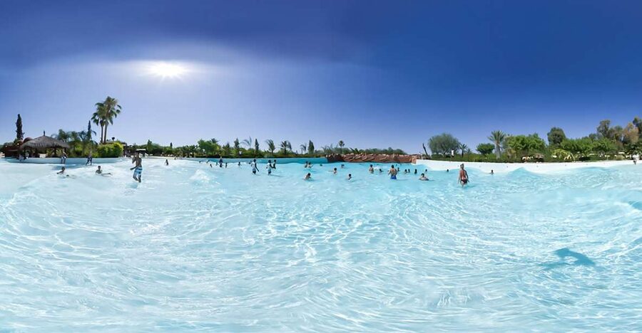 Marrakech: Oasiria Water Park Entrance Ticket - The wave pool and eight swimming pools