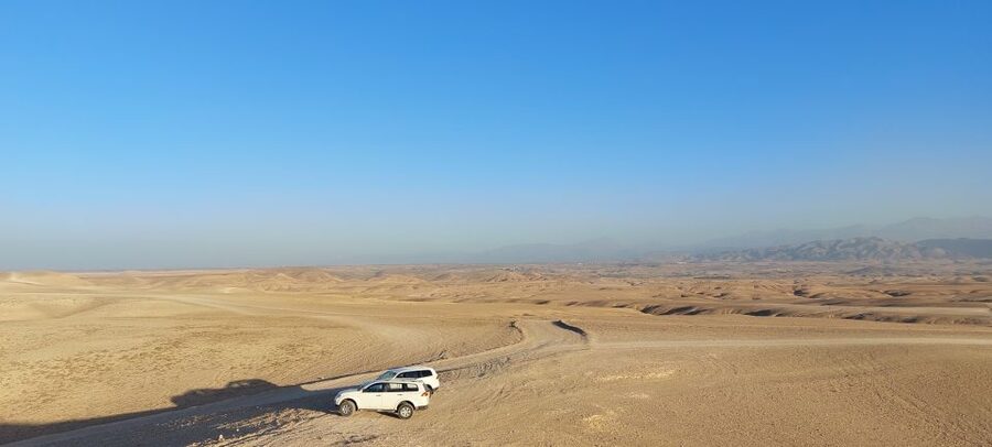 Marrakech: Ourika Valley,Waterfalls, Atlas Luxury Day trip - Moroccan food beside the Ourika River