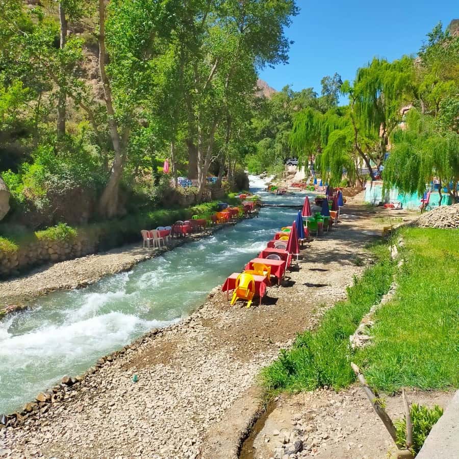 Marrakech: Ourika Valley waterfalls with guide& Berber lunch - What the waterfall section feels like