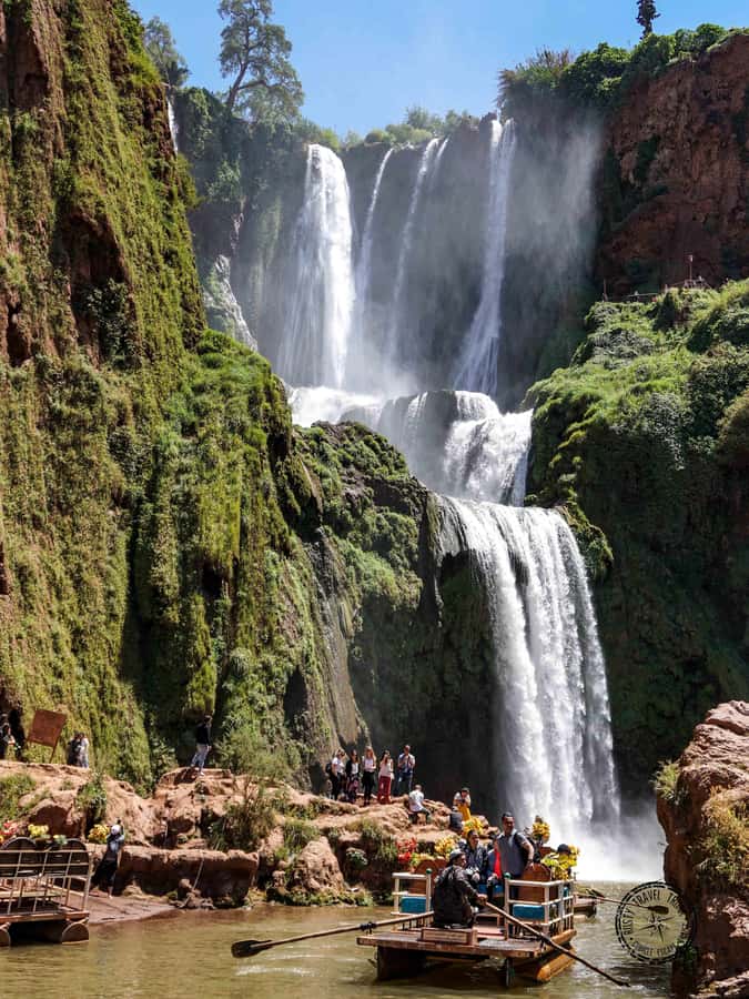 Marrakech : Ouzoud Waterfalls & Guided Tour & Boat Ride - Lunch with tagine above the river