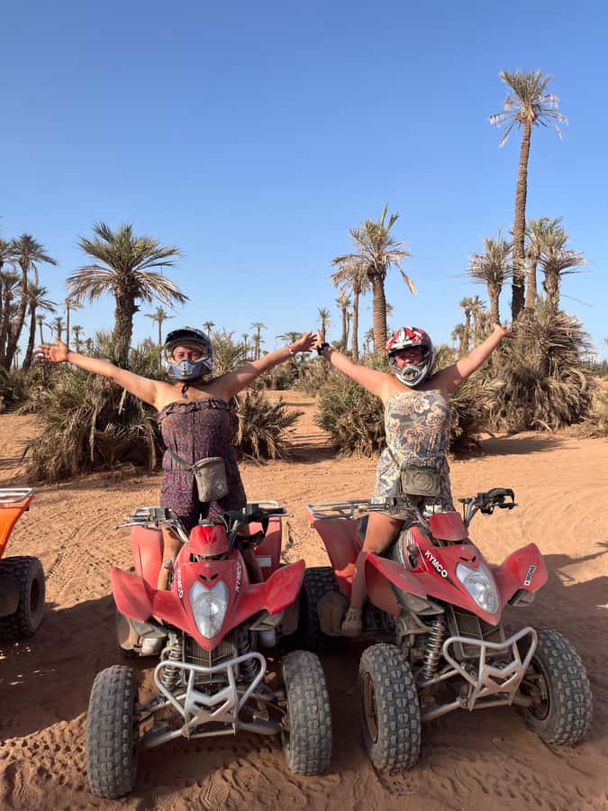 Marrakech: Palm Grove and Jbilat Desert Quad Bike Tour - Two hours across the Jbilat desert
