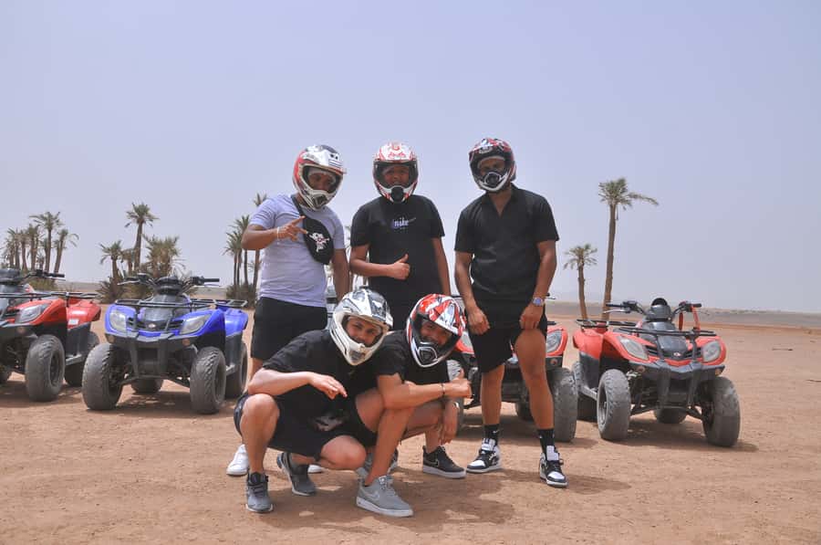 Marrakech: Palm Grove and Jbilat Desert Quad Bike Tour - Mint tea, bread, and the useful pause in the middle