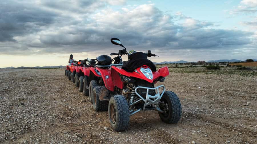 Marrakech: Palmeraie Guided Quad Biking Tour with Tea - Getting ready for your first quad ride