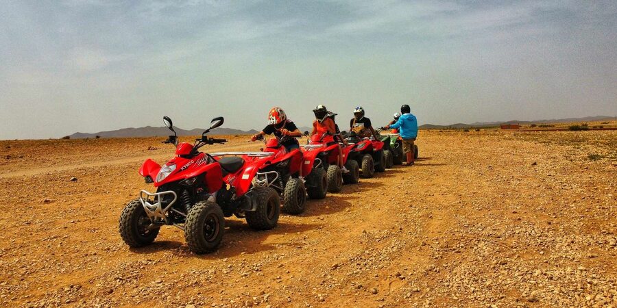 Marrakech: Palmeraie Guided Quad Biking Tour with Tea - Guides, communication, and safety