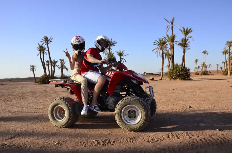 Marrakech: Palmeraie Guided Quad Tour with Tea Break - Mint tea, bread, olives, and a slower 15 minutes