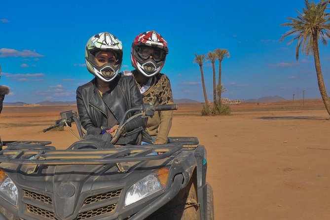 Marrakech Palmeraie Quad Bike Desert Adventure - Ninety minutes through palms, sand, and rough tracks