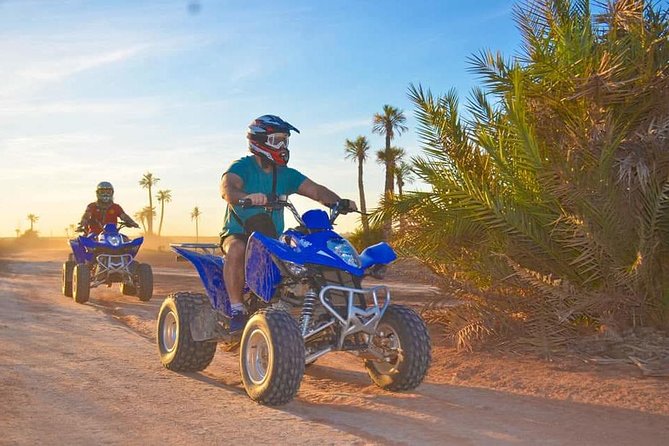 Marrakech Palmeraie Quad Bike Desert Adventure - Mint tea at a Berber-style stop