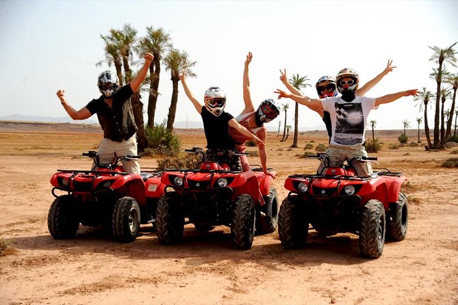 Marrakech Palmeraie Quad Bike Desert Adventure - Booking details, age rules, and cancellations