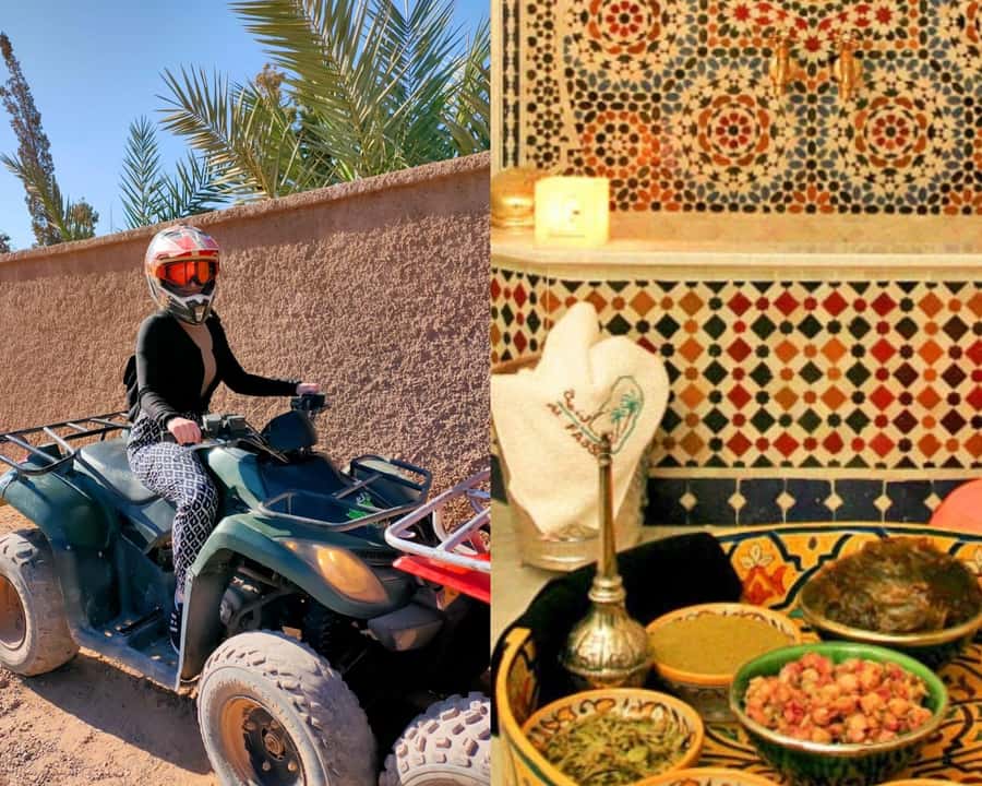 Marrakech: Palmeraie Quad Bike & Traditional Moroccan Spa - Key points to know before you book