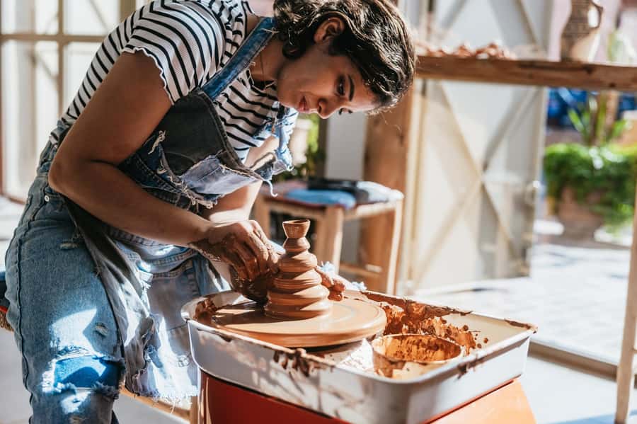 Marrakech: Pottery Workshop with Moroccan Tea - Hand-building gives you the best chance of a finished souvenir