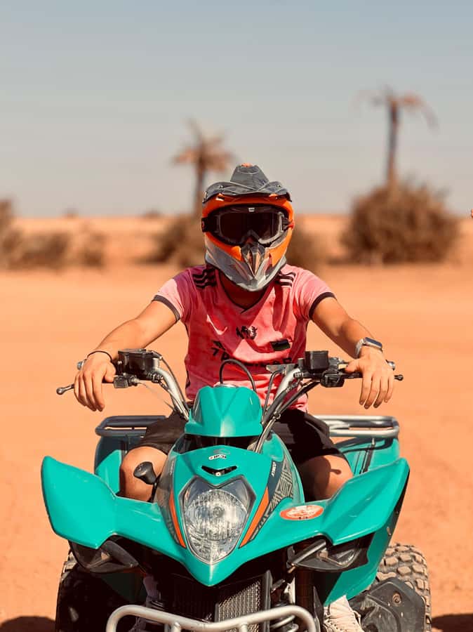 Marrakech: Quad activity in the Palmeraie with Tea break - Two hours through palms and the Jbilets Desert