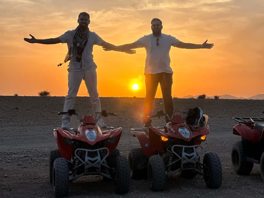 Marrakech: quad Adventure at the Dunes of the palmery desert - The 30-minute ride from Marrakech