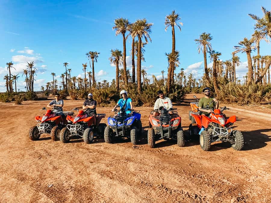 Marrakech: Quad Bike Tour to Palm Oasis and Jbilat Desert - From Marrakech streets to the Palmeraie