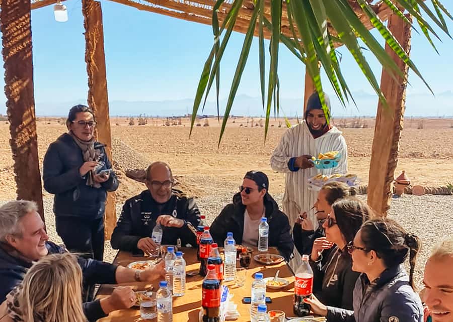 Marrakech: Quad Bike Tour to Palm Oasis and Jbilat Desert - Mint tea, honey bread, and a quiet pause
