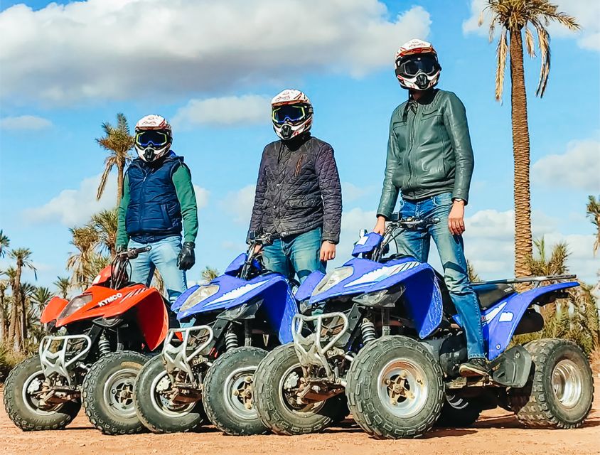 Marrakech: Quad Bike Tour to Palm Oasis and Jbilat Desert - What to wear and bring
