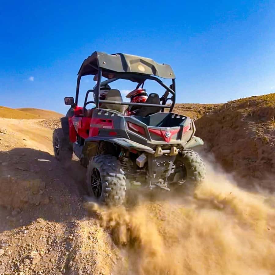 Marrakech : Ride buggy in the desert of the palm grove - Safety briefing at Sun Quad Aventure