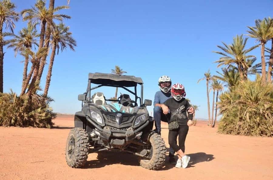 Marrakech : Ride buggy in the desert of the palm grove - Photo stops with Abdou and Abdul