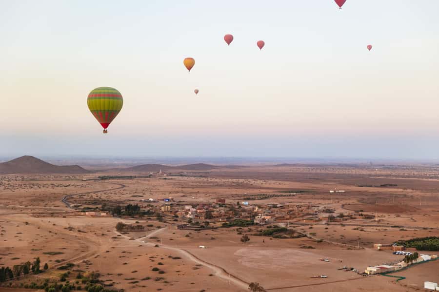 Marrakech: Shared Balloon Flight with Tea - Floating above the Palm Grove