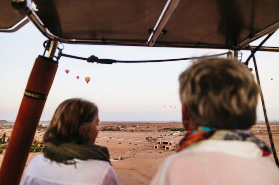 Marrakech: Shared Balloon Flight with Tea - Landing in the Moroccan countryside