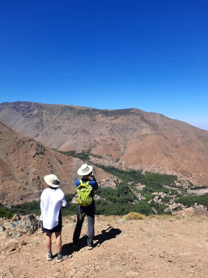 Marrakech: Tedli Summit Atlas Mountains Day Hike & Lunch - Returning through villages and the Imlil waterfall