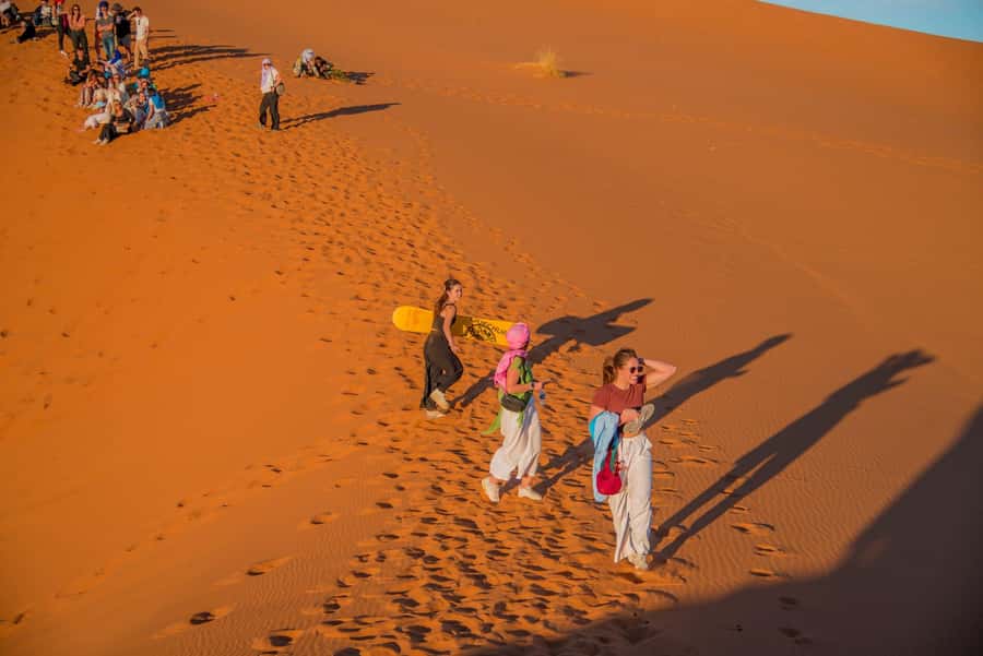 Marrakech to Fes: 3-Day Merzouga Desert Camel & Sandboarding - Sunrise, the Ziz Valley, and the long road north