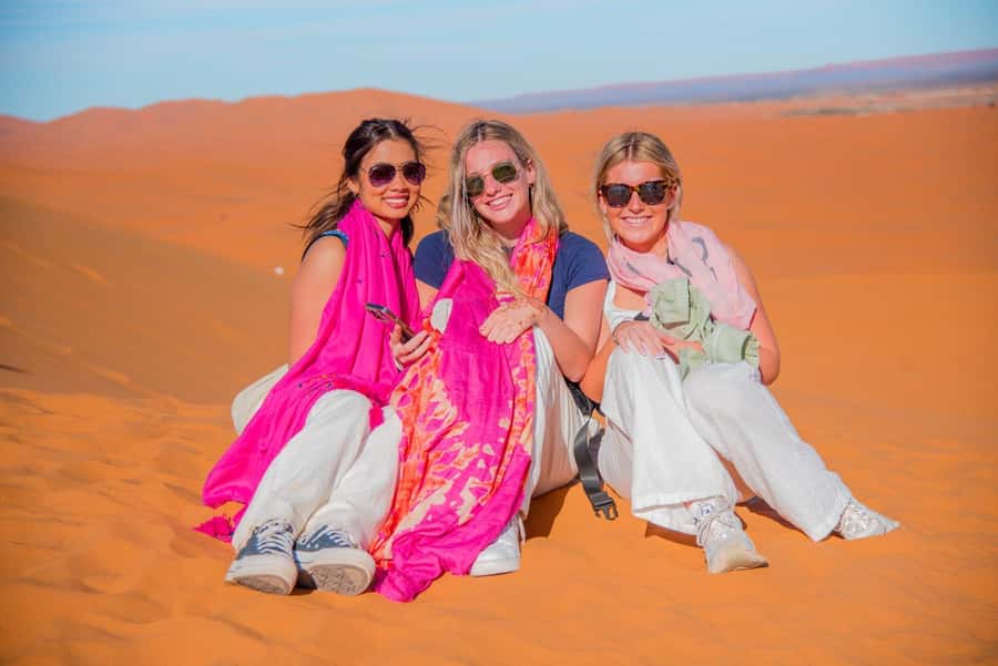 Marrakech to Fes: Quad, Dinner, Camel, 3-Day Desert Tour - Dinner, music and the choice of camp