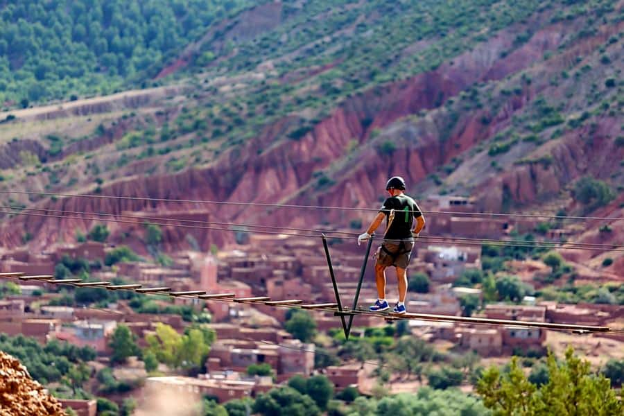 Marrakech: Zipline and Breakfast in the Atlas Mountains - From Marrakech to the Tahanaout Valley