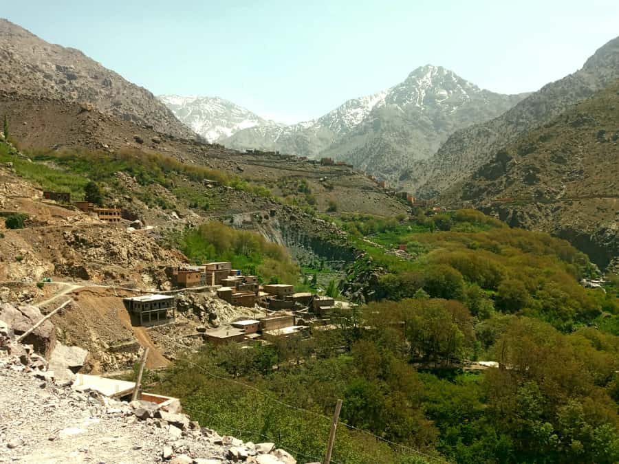 Marrakesh: 2-Day Mt. Toubkal Trek with 1-Night Stay & Meals - The long descent back to Imlil