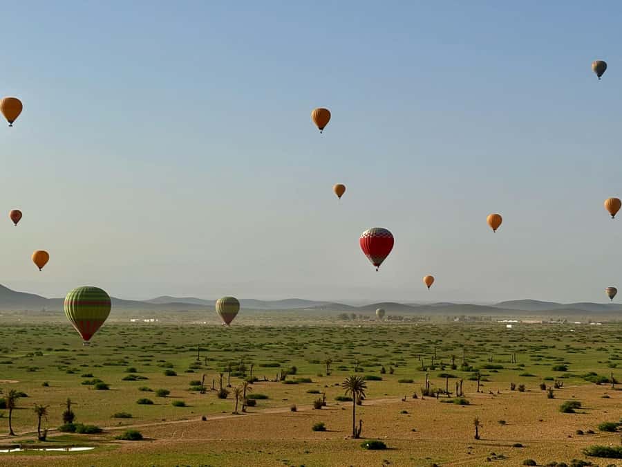 Marrakesh: Early Morning 40-Minute Balloon Flight - Tea, croissants, and the first look at the camp