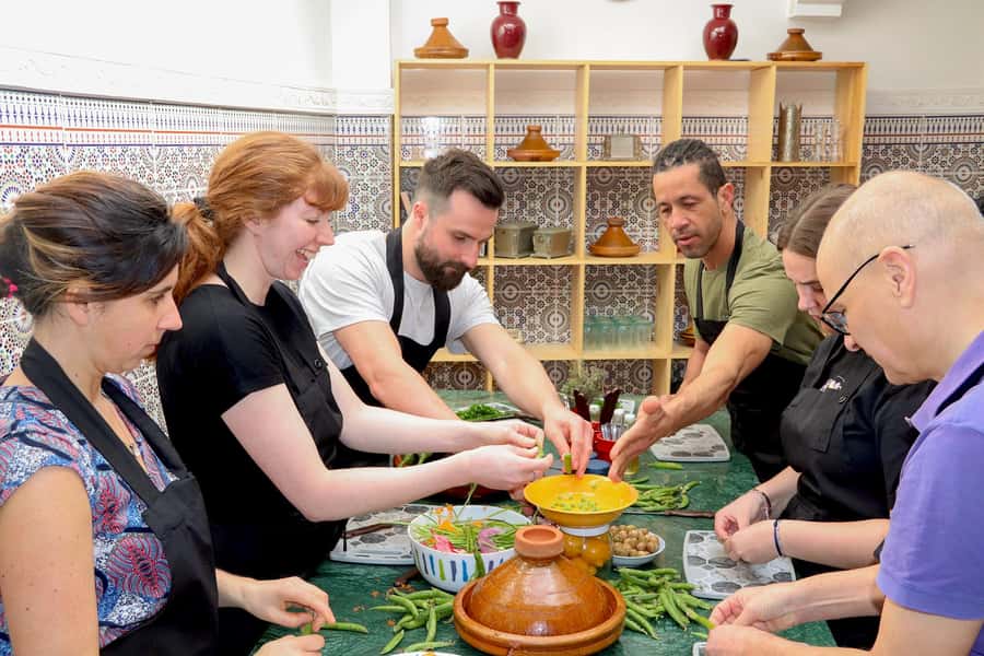 Marrakesh: Moroccan Dishes Cooking Class with a Local Chef - A 15-minute market visit